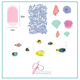 Suzie's Underwater Tropical (CjS LC-49) - CJS Small Stamping Plate